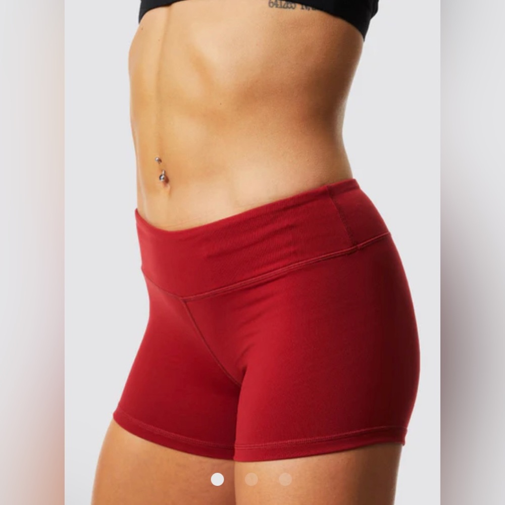 Born Primitive booty short. Wine color. Size Small